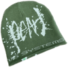 ‘Thread’ reversible Skull-cap (forest green) 
