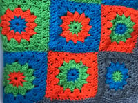 Image 5 of Granny square baby blanket