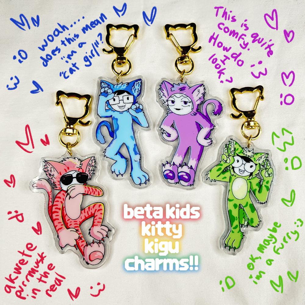 Image of Beta Kids Kitty Kigu Acrylic Charms