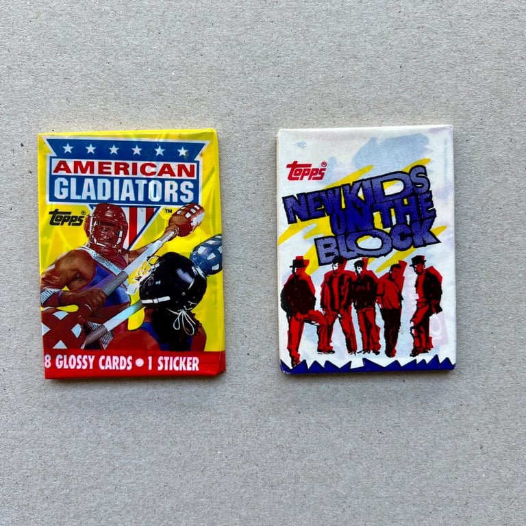 AMERICAN GLADIATORS 1991 / NKOTB 1989 TRADING CARDS