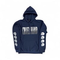 Image 1 of Navy Blue Shambles Hoodie
