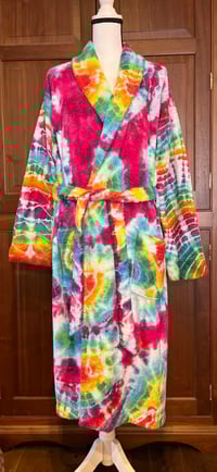 Image 1 of Rainbow dyed Bathrobe