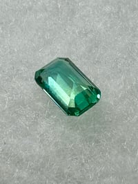 Image 13 of Natural light Teal Serendibite emerald-cut, 5.0ct