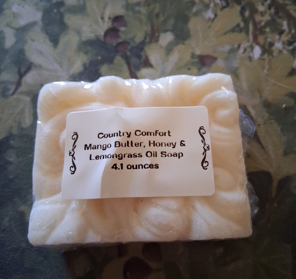 Image of Mango Butter, Honey & Lemongrass Oil Soap