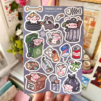 Image 1 of Trash Land Sticker Sheet