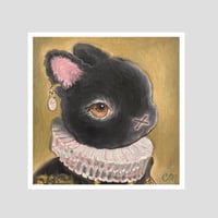 victorian bunny ~ art print