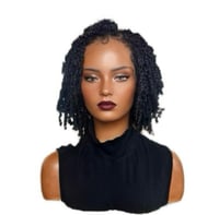 Image 1 of Maui – 12” Pre-Twisted Bob Wig with Natural Lace Parting