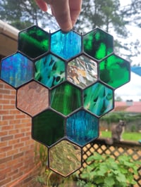 Image of Large Green Honeycomb 