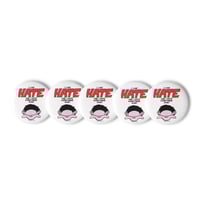 Image 1 of Peter Bagge's I LIKE HATE Button Set