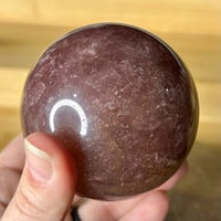 Image 5 of Strawberry Quartz Sphere (36A)