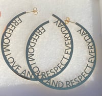 Image 1 of F.L.A.R.E. Meaning Earrings