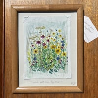 Image 1 of “we’re all here together” framed original 