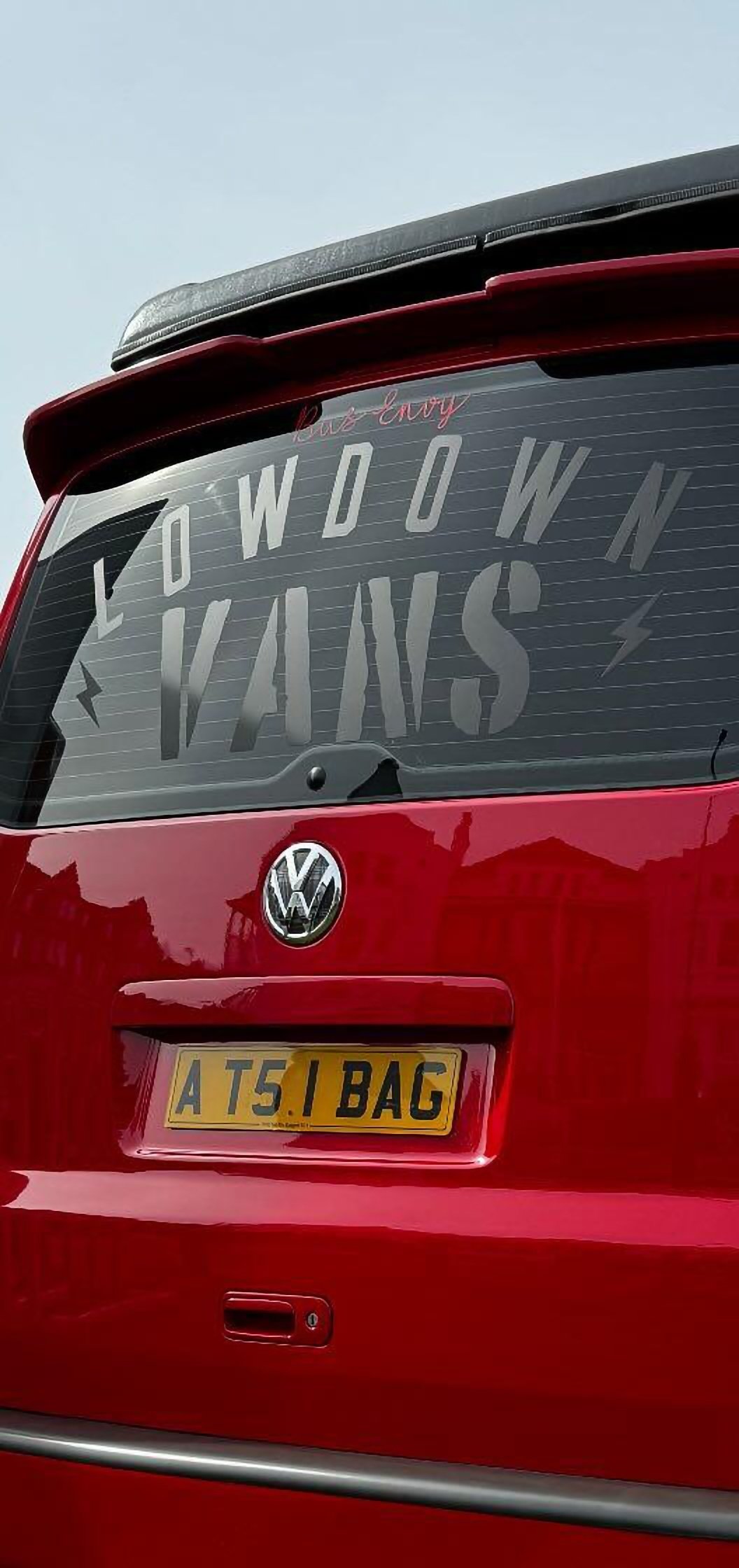 Image of 100x58cm new Style lowdown vans rear window sticker