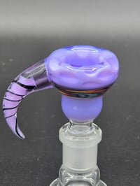 Image 3 of Purple 14mm Slide With Horn 