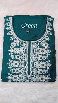 Image 3 of KSV81013-3 Pc Soft Rayon Kurtha Set