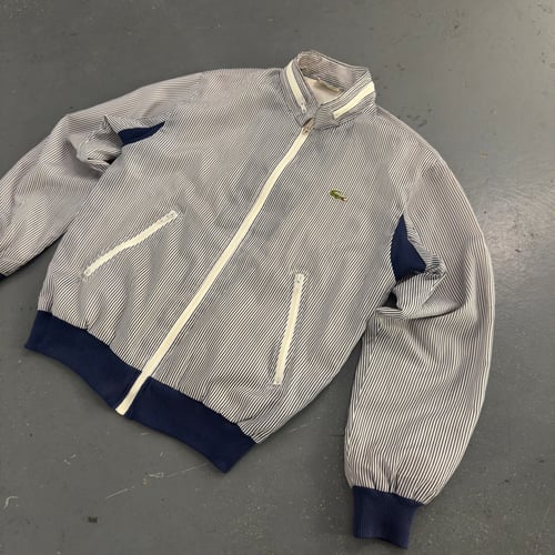 Image of 1980s Chemise Lacoste bomber jacket, size medium