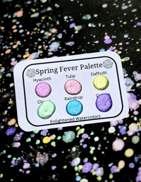 Image 1 of Spring Fever Watercolor Dot Card Palette