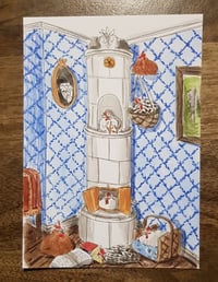 Original drawing - kackelugn