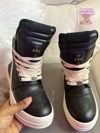 Image 1 of Chrome Hearts x Rick Owens Geobasket High 'Black'