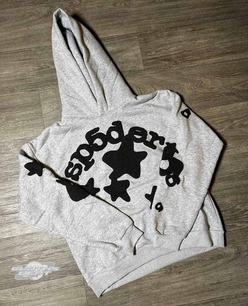 Image of Spider Gray/Black Hoodie