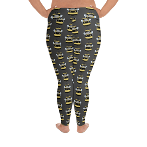 Gloombeez All-Over Print Plus Size Leggings