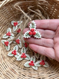 Image 11 of Holly decorations set of 2
