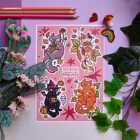 Image 1 of Cute Kitties - vinyl sticker set