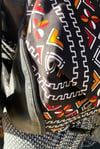 Designs By IvoryB Backpack Tribal Brown Mudcloth Print 