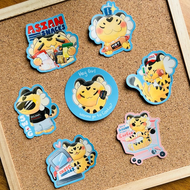 Taiga x Costco Stickers