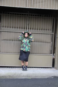 Image 3 of Camo Hooded Top