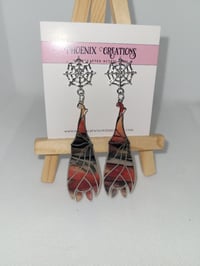 Hanging Bat Earrings 