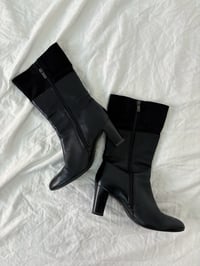 Image 2 of 90s leather boots // 38