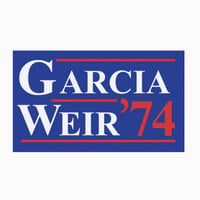 Garcia x Weir For Pres 3" Stickers 