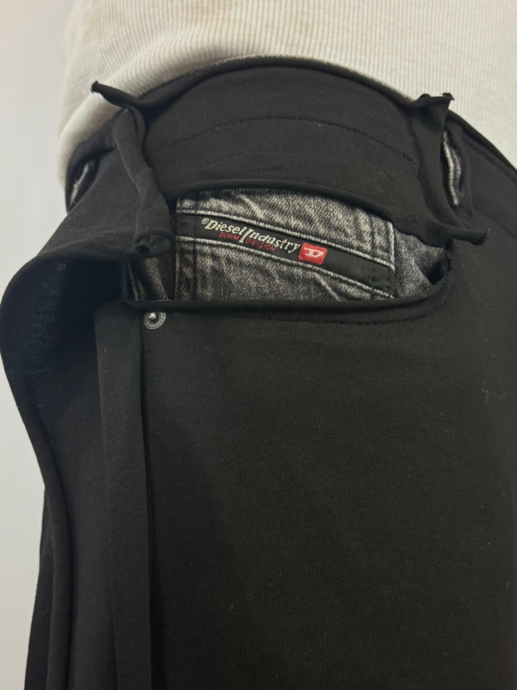 Image of Diesel Black D-Rise 0HLAB Jeans