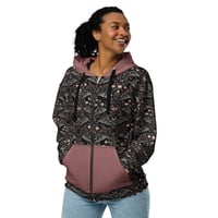Image 3 of Midnight Flight - Recycled Zipper Hoodie