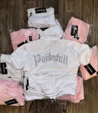 Girl white velvet rhinestone zip up top
