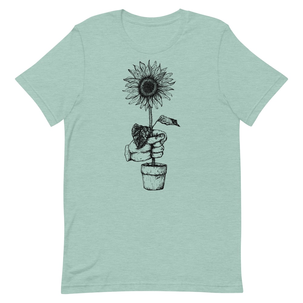 Image of Happy Flower Premium Tee (4 Colors) Black Print