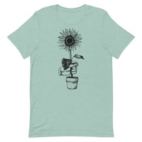 Image 2 of Happy Flower Premium Tee (4 Colors) Black Print