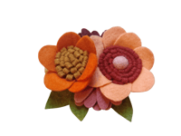 Image 4 of Handmade Felt Floral Headband (C)