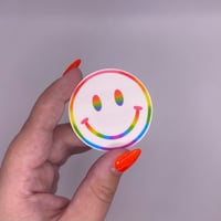 Image 1 of Rainbow Smiley Tattoo