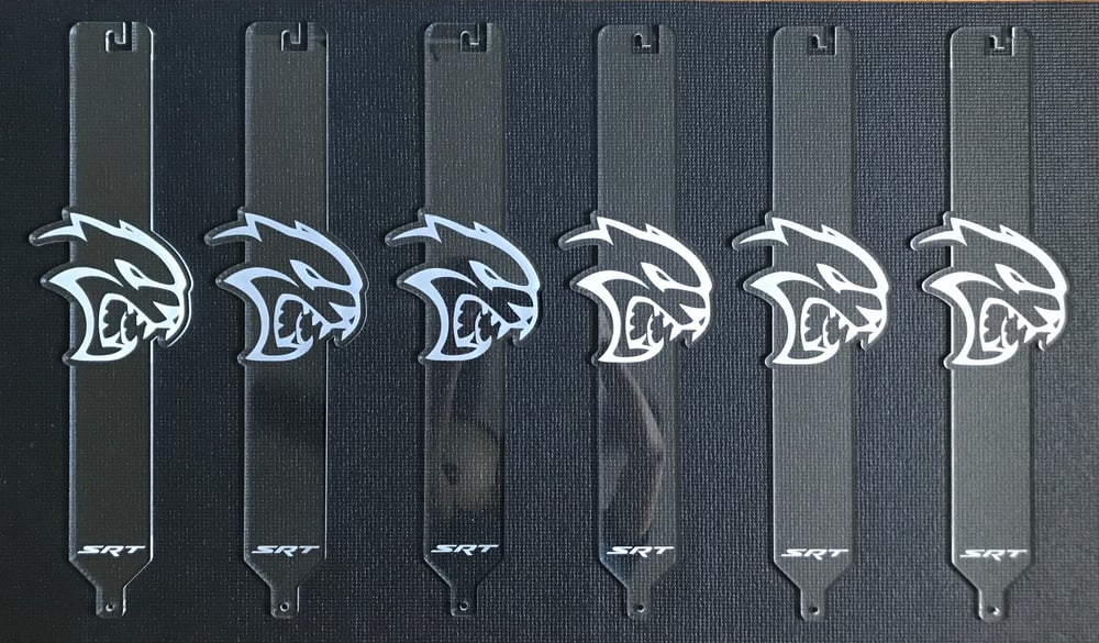 In-Stock Etched Icon Hood Props