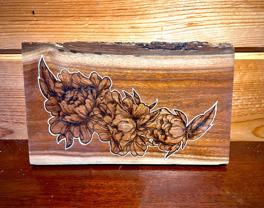 Image of Live edge Peonies