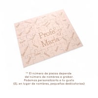 Image 2 of ​Puzzle Pieza Principal | Regalo Personalizado Profe