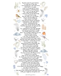 Image 2 of My time came to go to heaven poem