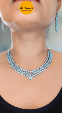 Image 3 of Taylor White-Stunning Australian Diamond Necklace Set