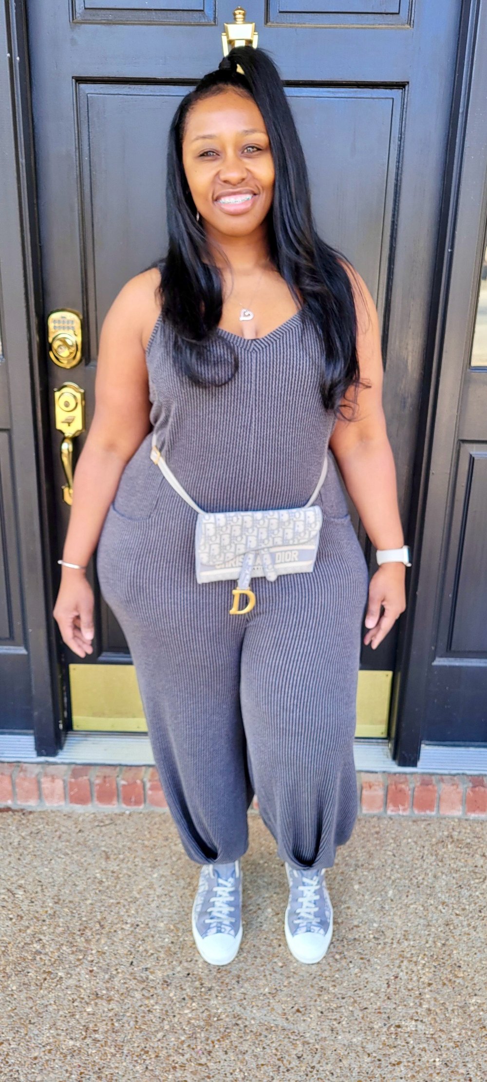 Image of The Comfy Charcoal Jumpsuit 