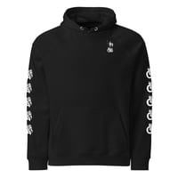 Image 3 of Black Cargo  -  Contemporary Urban Art Apparel for the Woke  - Sight - Unisex eco raglan hoodie
