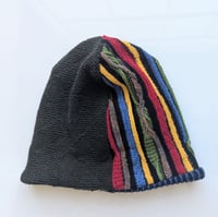 Image 2 of Upcycled Reversible Beanie Cotton Blend 10