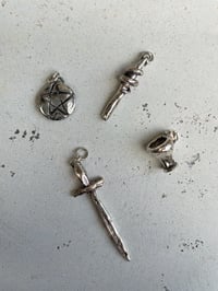 Image 4 of ✶ Tarot  Charm Hoops ✶