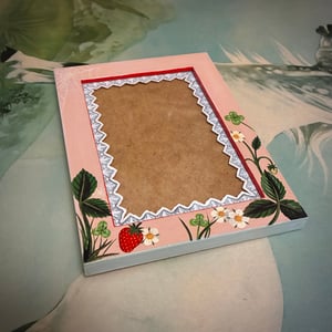 Image of Strawberry Handpainted Frame (plus painting commission)